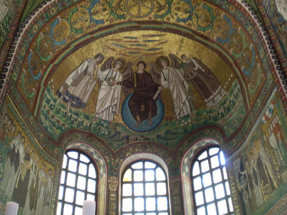 すばらしいモザイク画が多く現存しております。