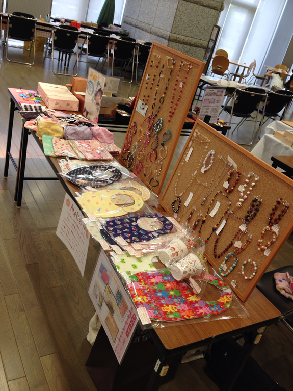 ハンドメイド出展の様子