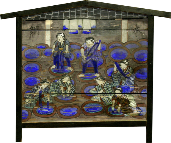 （藍染絵馬（熊谷市指定文化財））