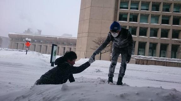 前回2015年2月では、ボストンは歴史的豪雪となりました。