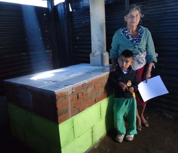 支援を受けた家庭の写真