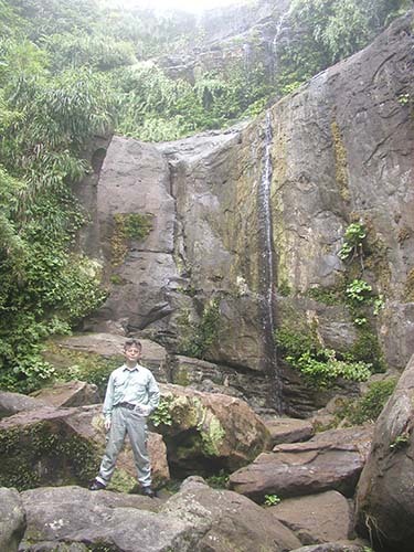 西表島での調査地で