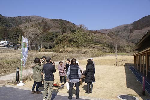 小町の里 棚田横で餅つき大会