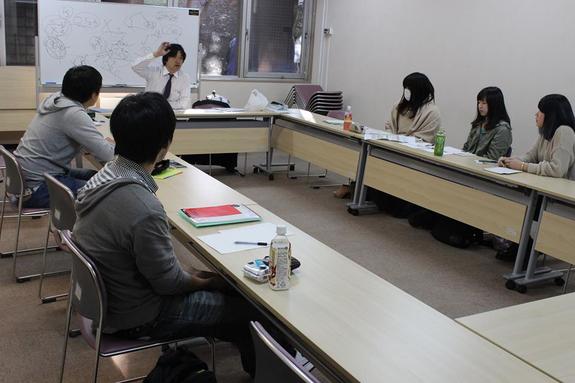 ドリカフェ講義のようす