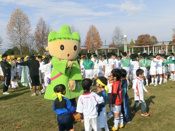 ゆるキャラと一緒にスポーツ