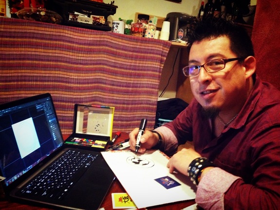 オリジナルグッズデザイン中