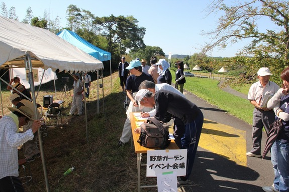 野草の薬効体験と野草ガーデン整備ワークショップ