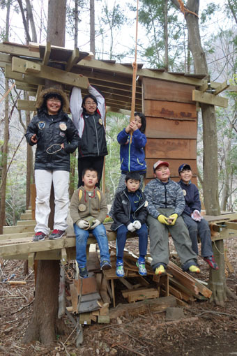 ツリーハウス全景